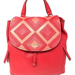 Michael Kors Riley LG Leather Backpack Drawstring Flap Bag