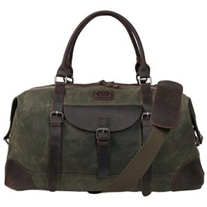 Canvas Duffel Bag TOPWOLFS 22" Travel Duffle Bag Tote Large