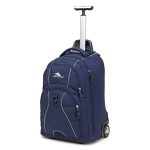 High Sierra Freewheel Wheeled Laptop Backpack, True Navy