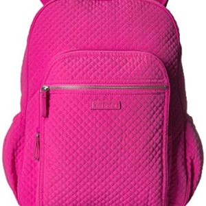 Vera Bradley Iconic Campus Backpack, Microfiber, Rose Petal