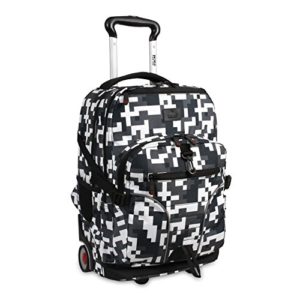 J World New York Kids' Lunar Laptop Rolling Backpack