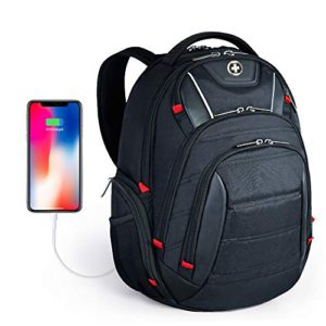 Laptop Backpack,Swissdigital Busniess Backpack with USB Port