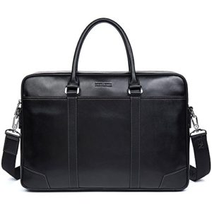 BOSTANTEN Leather Briefcase Messenger Business Bags Laptop