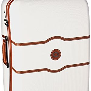 Large Checked Spinner Suitcase Hardcase with Lock