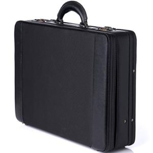 Alpine Swiss Expandable Attache Case Dual Combination Lock