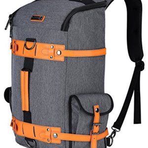 WITZMAN Large Travel Backpack Water Resistant Nylon Rucksack