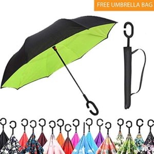 Original Deals Inverted Inside Out Umbrella | Double Layer Inverted