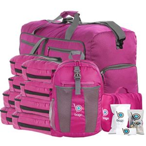 Bago Travel Bag Set for Family - Light & Foldable Duffle Backpack