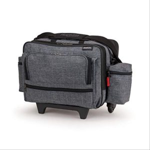 Hopkins Medical Products Antimicrobial Rolling Medical Bag for Nurses