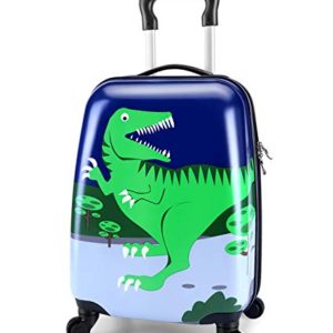 Lttxin kids' suitcase 16 inch Polycarbonate Carry On Luggage