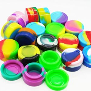 WINCIG 500pcs Food Grade 5mL Non-stick Silicone Containers Storage