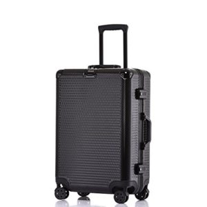 Aluminum Frame Carry On, Durable PC Hardshell TSA Lock Luggage Suitcase