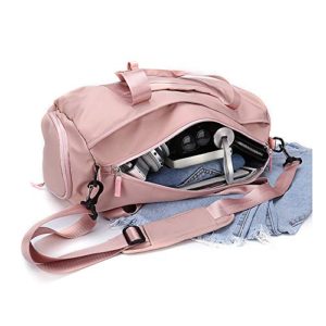 Gym bag for women, workout duffel bag shoe compartment