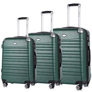 Travel Joy Expandable Luggage Set, Suitcases TSA Lightweight Spinner Luggage Sets, Carry On Luggage 3 Piece Set