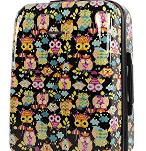 Lily Bloom Hardside 20" Carry On Design Pattern Spinner Luggage For Woman