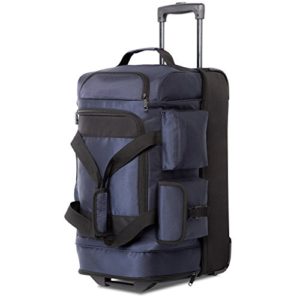 Coolife Rolling Duffel Travel Duffel Bag Wheeled Duffel Suitcase