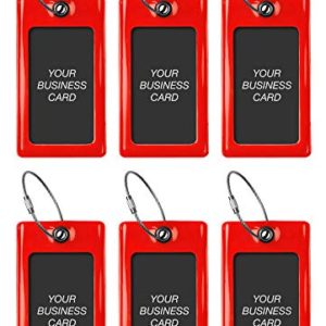 Luggage Tags TUFFTAAG, Business Card Holder, Suitcase Labels