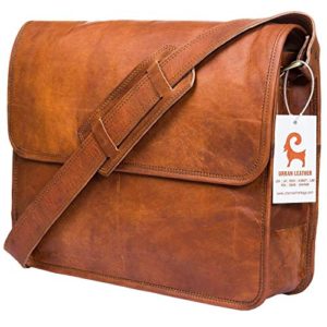 Urban Leather Handmade Over The Shoulder Laptop Bag