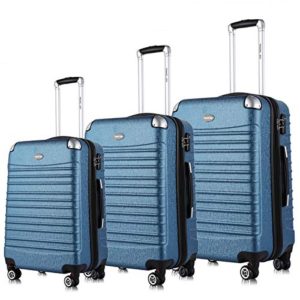 Travel Joy Expandable Luggage Set, Suitcases TSA Lightweight Spinner Luggage Sets, Carry On Luggage 3 Piece Set