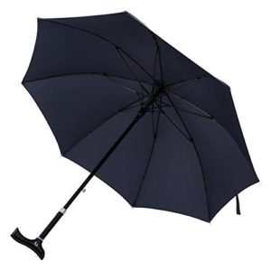 Saiveina 49 inch Adjustable Walking Stick Umbrella