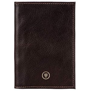 Maxwell Scott Handcrafted Leather Passport Wallet