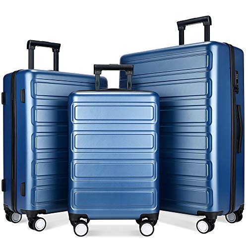 3 Piece Hardshell Luggage Set - Durable, Lightweight, and Stylish ...