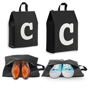 Shoe Bags for Travel for Men and Women - Personalized Initial