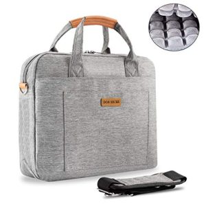 DOB SECHS 15-15.6 Inch Laptop Bag with Shockproof Pad and Luggage