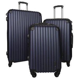 3 PC Luggage Set Durable Lightweight Spinner Suitecase