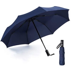 Compact Travel Umbrella Windproof Auto Open Close Folding Umbrella