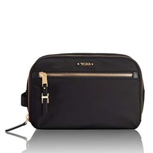 TUMI Women's Voyageur Erie Double Zip Cosmetic, Black