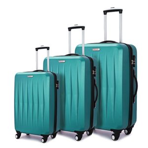 Fochier Luggage 3 Piece Set Hardshell Lightweight Spinner Suitcase 20in24in28in