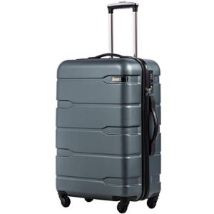 Coolife Luggage Expandable(only 28") Suitcase PC+ABS Spinner Built