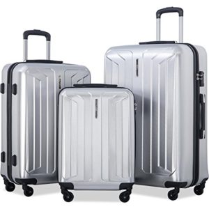 Flieks 3 Piece Luggage Set Spinner Suitcase - TSA Approved