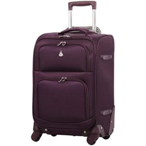 Large Capacity Maximum Allowance 22x14x9 Airline Approved Delta United Southwest Carry On Spinner Luggage Cabin Bag | Rolling Travel Suitcase Lightweight Soft Shell Trolley | 19.5x14x9in Body Size