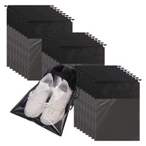 24 Pack Portable Shoe Bags for Travel Large Shoes Pouch Storage Organizer