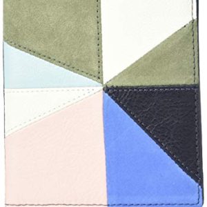 Fossil Women's Leather Patchwork Passport Case Wallet