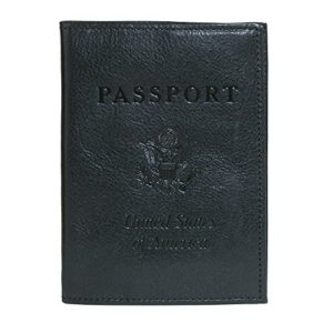 CrookhornDavis Men's Italian Vachetta Calfskin Leather Passport Cover