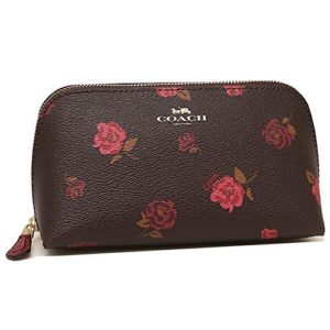 Coach Cosmetic Case Make Up Case Tossed Peony F55640