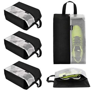 Lermende Travel Shoe Bags Waterproof Nylon Organizer Storage