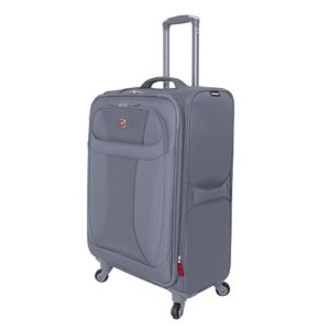 SwissGear Lightweight Spinner Luggage Collection Grey 24" Spinner