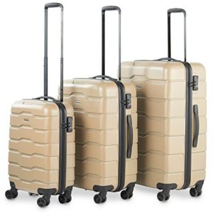 VonHaus Premium 3 Piece Lightweight Luggage Set