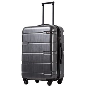 Coolife Luggage Expandable(only 28") Suitcase PC+ABS Spinner