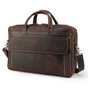 Men's Vintage Leather Messenger Satchel Casual Case