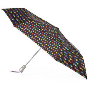 Totes Automatic Open Close Water-Resistant Travel Folding Umbrella