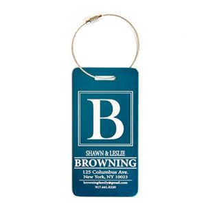 Personalized Luggage Tags Gifts with Engraved Design