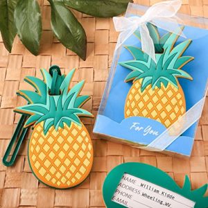 Pineapple Themed Luggage Tag Travel Favors