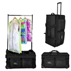 Closet Trolley Dance Bag with Garment Rack