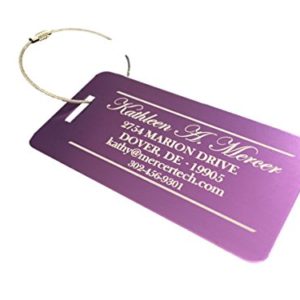 Personalized Luggage Tags Gifts with Engraved Design