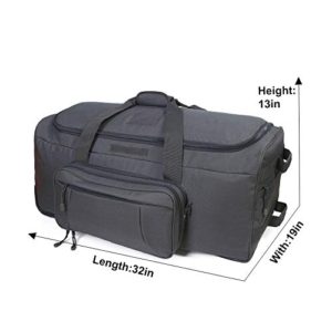 military deployment bag w wheels